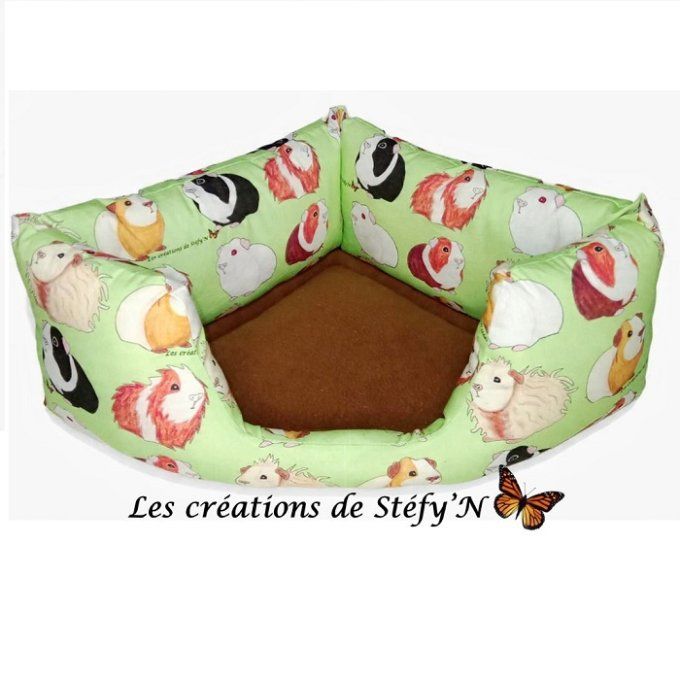 Couffin d'angle COCHON D'INDE 35x18cm