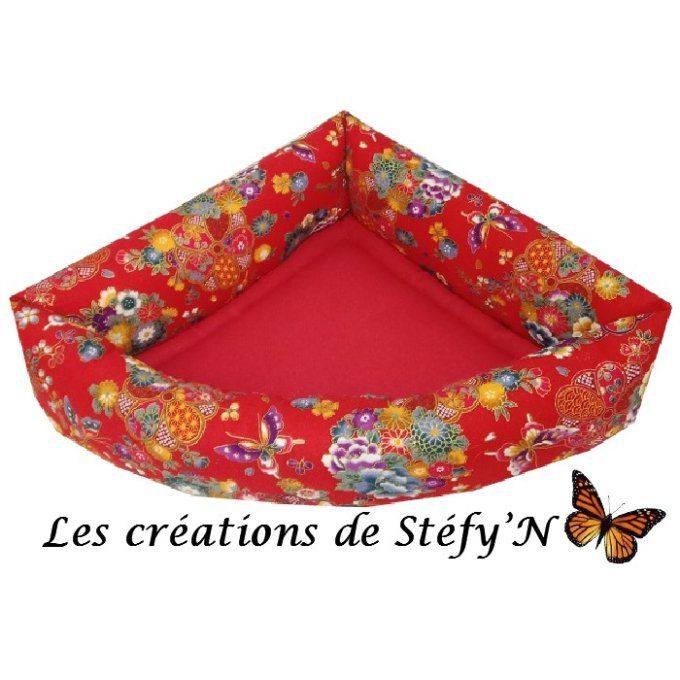 Couffin d'angle WASABI ROUGE 35x12cm