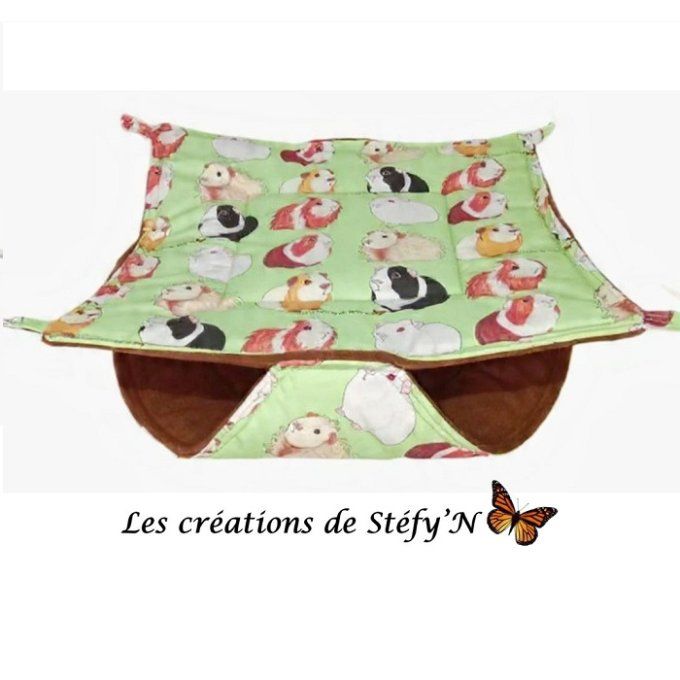 Hamac cocooning COCHON D'INDE 40x40cm